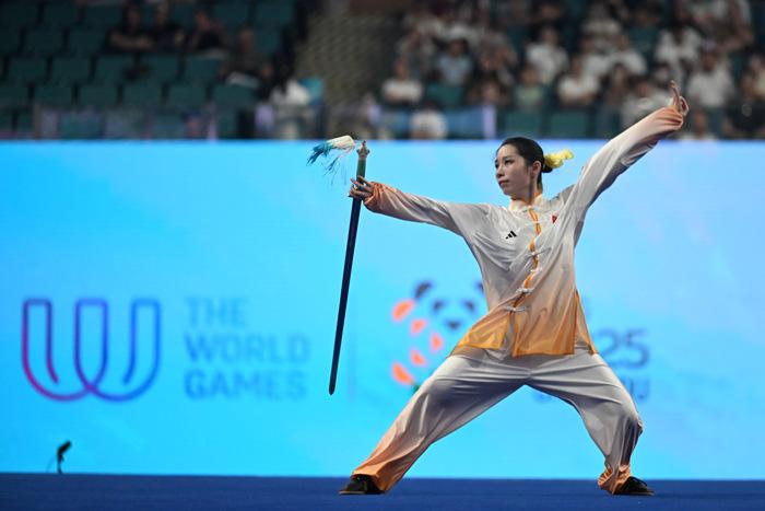 卢卓灵摘得世运会中国体育代表团首金